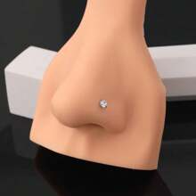 AVYRING 3 pièces Lot de piercings pour le nez à vis 20G avec strass en forme d'étoile et de cœur. Bijoux de perçage corporel pour femmes, boucles d'oreilles pour le nez