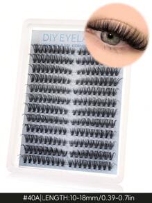 Lash Clusters Natural Individual Lashes432/216Pcs Wispy Cluster Eyelash Extensions D Curl Lash Extension Volume Cluster Lashes (30D 40D 50D 60D 80D 100D Mixed, 10-16MM) Extension Dramatic Eyelash Extensions Eyelashes Clusters.Wedding Bride Makeup Tools