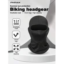 Pasamontaña de unicolor desgastado PHMAX, máscara facial a prueba de viento y cálida para hombres y mujeres, adecuada para motocicleta, bicicleta, esquí