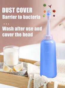 1 Peça Limpeza Portátil, Limpador Manual de 350ml/500ml para Higiene Feminina