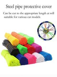 24cm Colorful Bicycle/Motorcycle/Mountain Bike Spoke Protecting Cover Universal Accessory