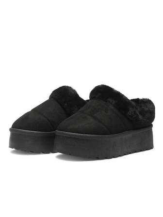 Women's Home Slippers In Black Microfiber - Size US 5-10 / UK 3-8 / EU 36-41 - Ladies Cozy Slip-On Summer Footwear For Indoor Comfort - Modern, Stylish Slippers Perfect For Lounging And Everyday Relaxation