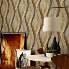 Modern Luxury Abstract Striped Self-Adhesive Wallpaper - Peel And Paste, Waterproof, Detachable, Vinyl Internet Famous Background Wall For Lining Living Rooms, Bedrooms, And Drawers