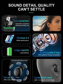 J30 Low Latency Gaming Bluetooth Earphones, True Wireless Earbuds For Esports & Workout, Super Long Battery Life, Stylish Music Design