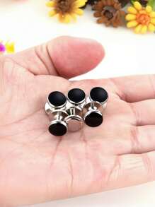 Set de 2/6/8 piezas de gemelos y botones de camisa para hombres, juego de gemelos y botones de camisa de esmoquin para hombres, gemelos y botones de camisa de latón para boda/banquete/ceremonia/negocios, el mejor regalo para padres/amigos/amantes