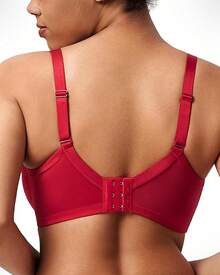 Minimizer Bras Women Full Coverage Underwire Bras Plus Size Lifting Lace Bra Heavy Breast - 珊瑚紅 - 查看 3