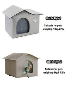 Outdoor Cat House Cooling Cat Nest Outdoor/Indoor Cat Warmth Cat House Four Seasons Universal Cat Bed Easy To Assemble
