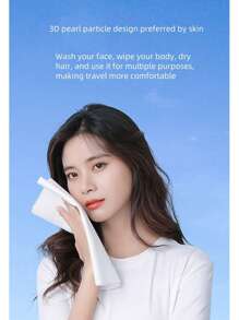 Disposable Bath Towel, Soft Cotton Towel Suitable For Travel & Camping, Absorbent Disposable Bath Towel, Individual Packaging, Thick 100% Cotton Disposable Bath Towel, Portable Travel Facial Towel, Hotel