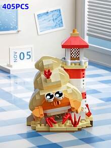 9 Sets Of 3000+PCS Undersea World Animal Toys, ABS Material, Decompression Building Blocks, Holiday Gifts, Desktop Decor - Multicolor - View 8