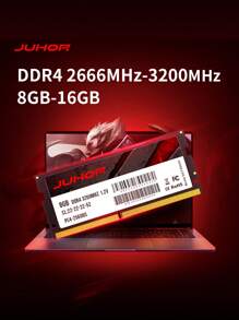 JUHOR Memória RAM Sodimm DDR4 de 8GB e 16GB a 3200MHz para Notebook