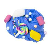 70ML Stretchy Butter Slime Fluffy, Lollipop Donut Scented Charms Slime Kit, Non-Sticky Polymer Clay, For Christmas Plasticine Slime Party Toy
