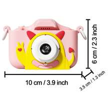 Kids' Camera Toy With Funny Monster Silicone Case, Cute Cartoon Design, Perfect Surprise Gift For Boys & Girls Ages 3-12
