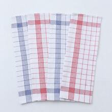 2/4/6/8 buc lavete de vase, prosoape de bucătărie în 2 culori, prosoape de bucătărie cu model grilă, prosoape de bucătărie 100% bumbac cu dungi și carouri, carouri albastre, carouri roșii, bucătărie și sufragerie, articole de bucătărie