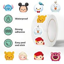 Disney Rollo de 500 pegatinas decorativas de Tsum Tsum con diseño de graffiti para personalizar estuches de teléfono, portátiles, monopatines, computadoras, un regalo divertido y único