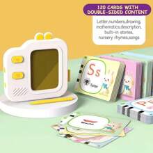Tarjetas didácticas parlantes con actividades de escritura, trazado, dibujo y juegos de conteo, actividades de aprendizaje interactivo para niños de 3 a 5 años