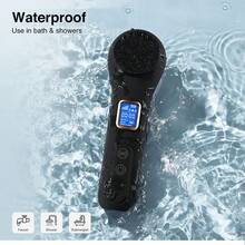 Muli Electric Facial Cleanser, Cleansing Device, Pore Cleaner, Cleansing Wonder, Deep Cleaning, Silicone Cleansing Brush, Super Soft - màu đen - Xem 6