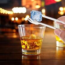 1 Stainless Steel Mini Tongs - Hand-Shaped Design, Multi-Purpose For Ice Cubes, Candies And Barbecues, Edible, No Power Required, Durable And Fun Kitchen Tool, Barbecue Accessory | Whimsical Design | Durable Cookware, Cooking Tongs