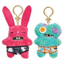 Spin Master Fuggler Funny Ugly Monster Key Rings Official Genuine 5 Inch Soft Plush Keychains Collectible Cute Toy Funny Bag Pendant Doll Holiday Birthday Gift For Kids And Collectors