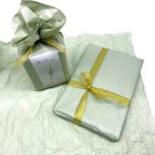 50 / 100 张 - 散装薄荷绿色薄纸，13.78x19.68 英寸 - 非常适合礼品包装、生日派对、情人节、节日和婚礼工艺品 - 薄荷綠 - 查看 6