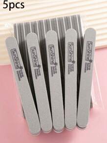5/10pcs Rectangular Nail File Set, 0.47in Thick Nail Files, Gel Nail Sponge Washable Double Sided 100/180 Grit Nail Buffer
