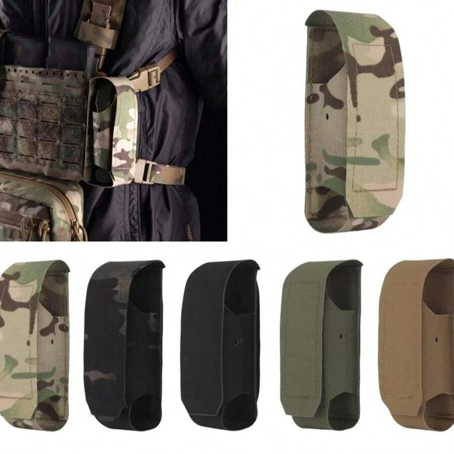 Bolsa de almacenamiento multiusos MOLLE, estuche portátil para torniquete y accesorios de equipo al aire libre, fácil de guardar