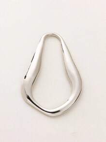 1pc Asymmetrical Metal Custom Designed Large Hijab Scarf Clip Holder Women Brooch