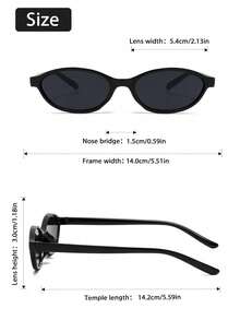 5pcs Geometric Full Frame Plastic Summer Colorful Decorative Design Women's Fashion Glasses , Suitable For Summer Music Festivals, Tropical Beach Vacations, Family Outings, Casual Outfits, Back To School, College Style, Campus Looks And More - 5pcs 黑茶白豹紋綠香檳組合 - 查看 3