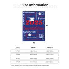 Personalized Graduation Gifts Blanket With Name School, Custom Class Of 2025 Graduation Blankets For Him Her Customized Grad Throw Blanket For High School College - Color 04 - View 5