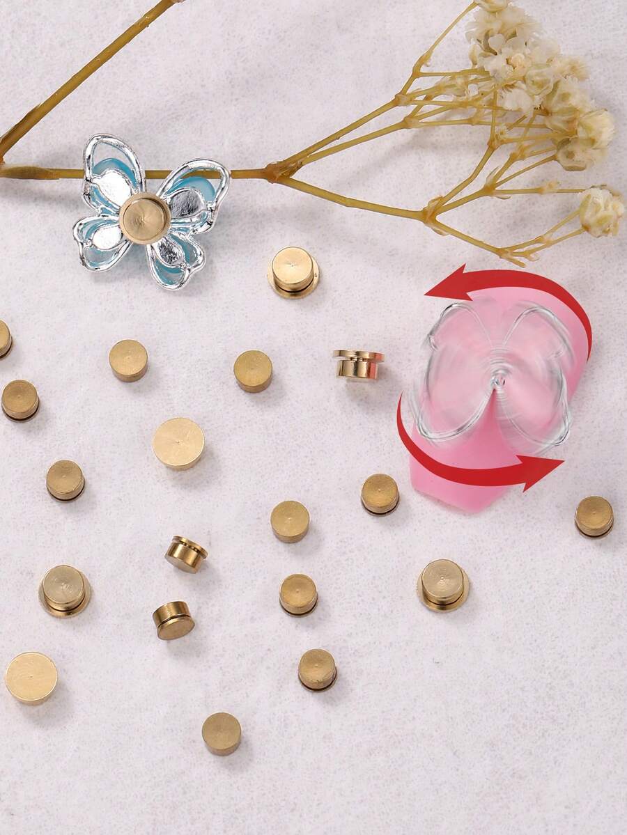 5/10/20 buc rulment rotativ de mare viteză pentru unghii, axă rotativă versatilă pentru decorarea unghiilor DIY, bijuterii, farmece pentru unghii, pietre prețioase pentru unghii, consumabile pentru unghii - Multicolor - Vizualizare 1