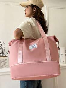 Multifunctional Handbag, Tote Bag For Women, Large Capacity Short Trip Carry-On Duffle Bag, Travel Luggage Storage Bag, Wet & Dry Separation Design, Lightweight, Suitable For Student & Business Men, Gym Crossbody Bag Bag For School School Accessories School Stuff