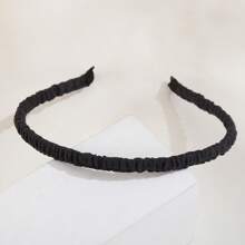 7pcs. Korean-Style Fashionable Hair Band, Bright Color Series, Artistic Pleated Hair Band, Wear When Going Out To Wash Face, Highly Attractive Level Hair Clip, Geometric Pattern, Casual Casual Polyester Fiber (Polyester) Hair Accessory, Four Seasons