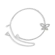A Piece Elegant Butterfly Body Chain - Adjustable Rhinestone Shoulder Chain Accessory With Chic Off-The-Shoulder Straps, Featuring An Elegant And Minimalist Design, A Sexy Invisible Appearance, And Versatile Wear - Suitable For Dresses And Off-The-Shoulder Outfits.