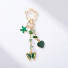 Breloc la modă în formă de fluture și inimă, breloc cu animale și flori, pandantiv pentru geantă, accesorii auto, drăguț gotic Y2K