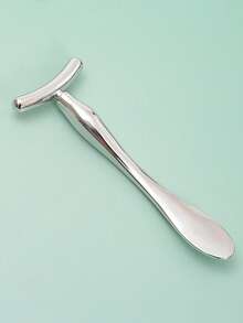 1pc Customized T-Shaped Eye Massage Stick, Dual-Use As Face Cream Spatula And Beauty Massage Tool