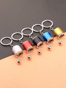 1pc Handmade Woven Keychain Accessories, Lobster Clasp Vintage Leather Rope Keyring, DIY Pendant Keychain, Random Color Car Accessories Bag Charm