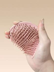 Leaf Tooth Hard Tooth Hair Washing Brush - Women's Scalp Cleaning, Dandruff Massage Hair Salon Shampoo Brush