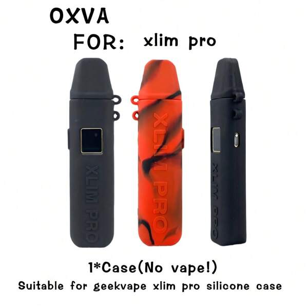 1pc Silicone Protective Case Suitable For OXVA XLIM Pro 2 /XLIM Pro, Shock-Resistant Silicone Protective Shell With Carbon Fiber Texture, Durable And Dust-Proof Design, Couples Gift Accessory | Fashion Accessory | High-Quality Protection