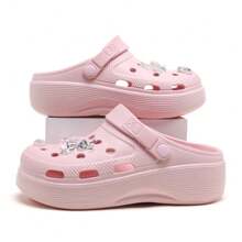Increased High-Heeled Shoes, Thick Soles, Women's Summer Breathable Sandals, Breathable, Non-Slip, High-End Sandals, Beach, Pull-On, Valentine's Day Gift, Birthday Gift, Waterproof, Send Family, Send Wife, Send Lover, Send Mother, Send Best Friend