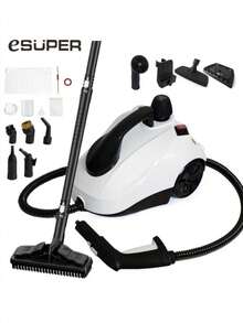 ESUPER Steam Mop - 19-In-1 Steam Cleaner For Home With 71 OZ Water Tank & 16.4FT Power Cord, 2000W, Detachable Steam Mops For Floor Cleaning MultiPurpose Steamer For Hardwood, Tile, Furniture With 19 Accessories - EU E Type Plug(220-240V) - View 3