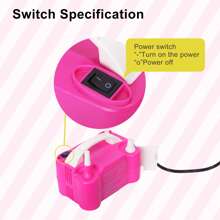 Bomba de globos eléctrica, bomba de globos portátil, inflador de decoración de fiesta de cumpleaños (220V-240V)