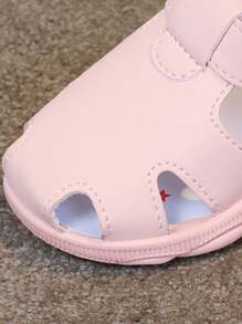 1 Pair Infant Anti-Slip Breathable Hollow Casual Prewalker Shoes, Suitable For Summer Daily Outdoor, (Squeak-Free Removable Soles)