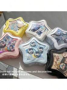 1pc Y2K Japanese Harajuku Kawaii Style High School Teen Girls JK &Lolita Bag Casual Campus Shoulder Bag,Millennial Hottie Cute Star Black Crossbody Bag,Transparent PU Leather Bag,Large Capacity DIY Badges Display Plate Ita Bag,Perfect Gifts For Women,Suitable For Daily Use,Comic Con,Concert,School,University Classroom,High School Junior High School Students Bag,Back To School Essentials,Collegue Homecoming,Second Dimension Fans,Japanese Anime Fans - Multicolor - View 4