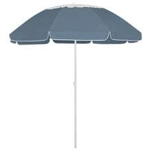 Outdoor Parasol, Stand And Base - Blue - View 1