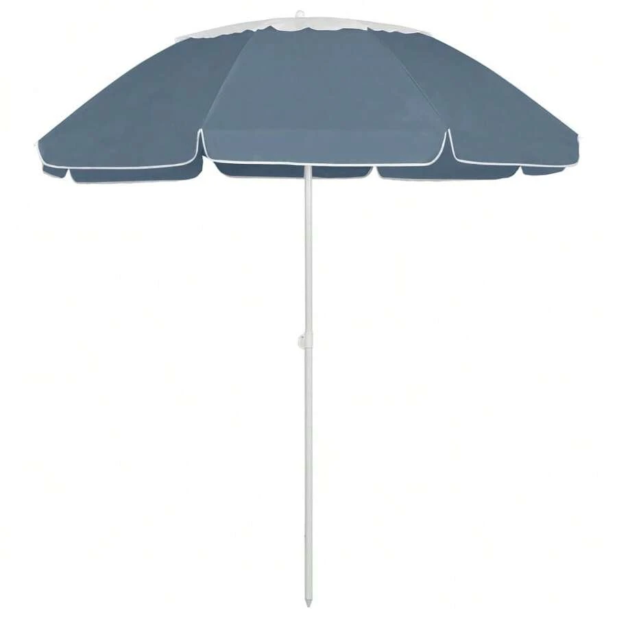 Outdoor Parasol, Stand And Base - Blue - View 1