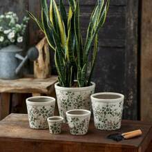 Duży rozmiar Vintage Nordic Style Hydroponic Planter Pot, Kreatywny rustykalny wystrój dla storczyków, Pothos, sukulentów