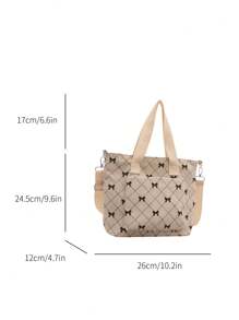 Large Capacity Women Tote Bag, Fashionable New Casual Canvas Handbag, Minimalist Shoulder Bag For Students, Can Be Worn Crossbody