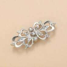 1 Pair/2 Pairs/3 Pairs/4 Pairs/6 Pairs Solid Color Rhinestone Clip-On Elegant Cardigan Shawl Cloak Collar Clip Suitable For Shawl, Bridal Cheongsam, Hanfu And More - Multicolor - View 14