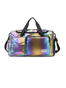Nouveau sac de voyage de grande capacité, imperméable, avec séparation sec/humide. Sac fourre-tout de gym, de natation, de rangement et de bagage à main parfait pour les courts voyages, les déplacements professionnels et la rentrée scolaire. Sac pour l'école et les accessoires scolaires.