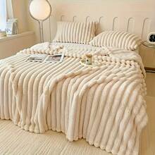 AYD Ultra-Soft Faux Rabbit Fur & Sherpa Throw Blanket - Double-Sided 380GSM Weighted, Hypoallergenic, Machine Washable For Bedroom, Living Room & Camping - Includes Gift Box, All-Season Cozy Home Decor For Adults/Women/Men, Allseason Throw | Contemporary Style | Microfiber Blanket, Fleece Blanket - 灰色 - 查看 6