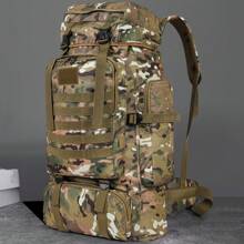 NEWHEY Mochila de camping/senderismo de 80L, mochila rústica militar MOLLE, mochila de senderismo impermeable y ligera